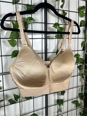 Bali 3458 One Smooth U Bounce Control Wire Free Lined Bra Nude Bra Women's 40C